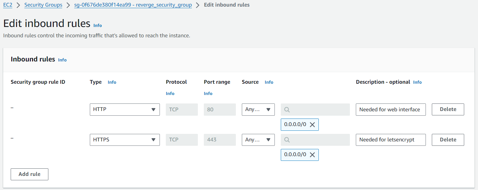 EC2 Security Groups